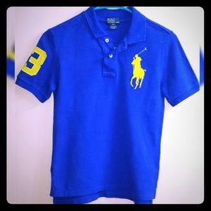 Boy's Ralph Lauren Polo Shirt Blue Medium